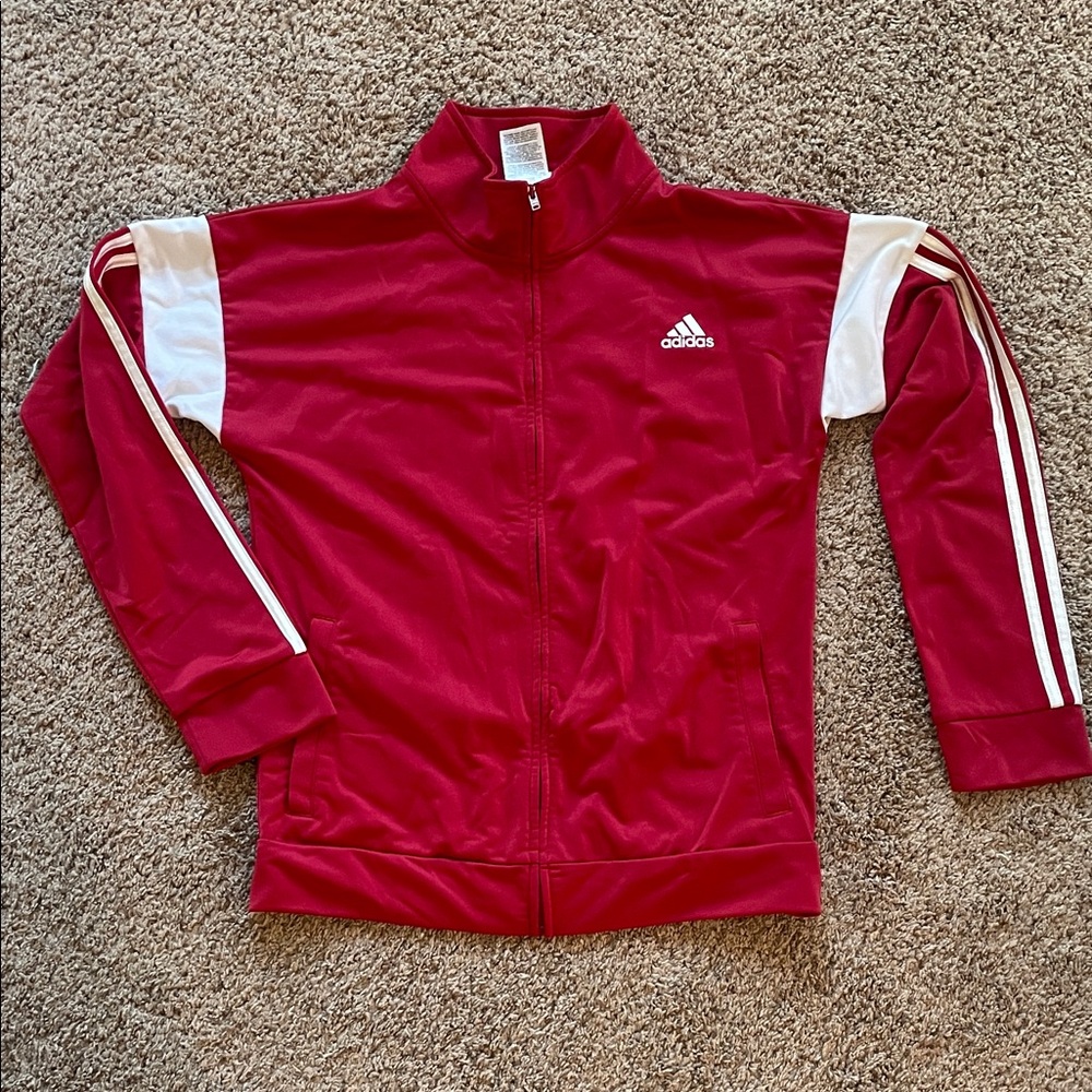 Adidas Crimson and White Track Jacket 151